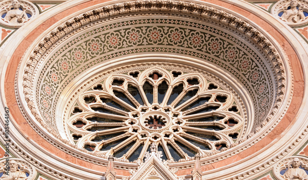 Florenz, Dom / Kathedrale Santa Maria del Fiore, Fensterrose