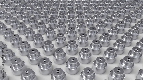 Background of metal parts