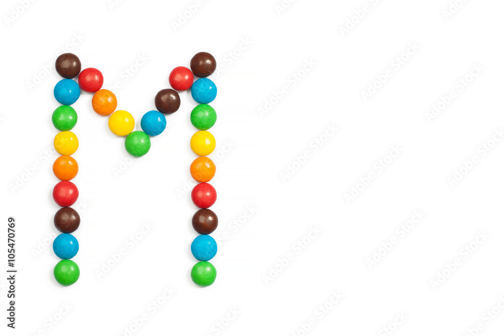 The letter M The letter M