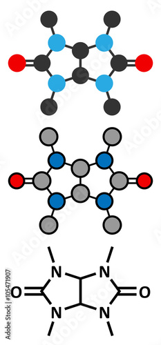 Mebicar anxiolytic drug molecule. photo