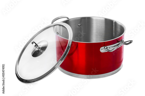 Red steel pan photo