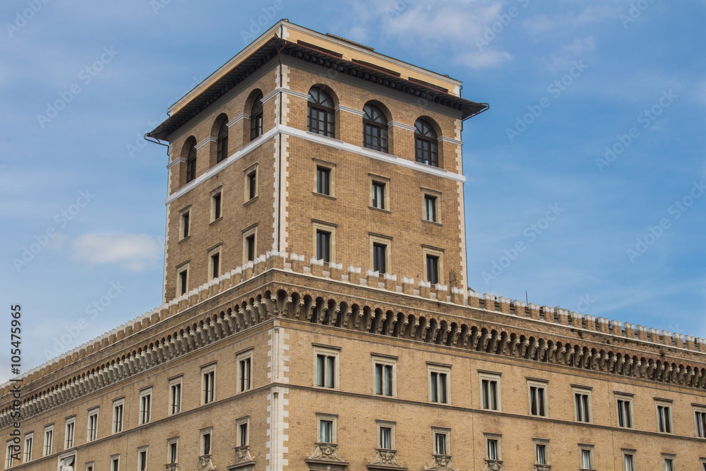 Assicurazioni Generali building at Piazza Venezia in Rome, Italy
