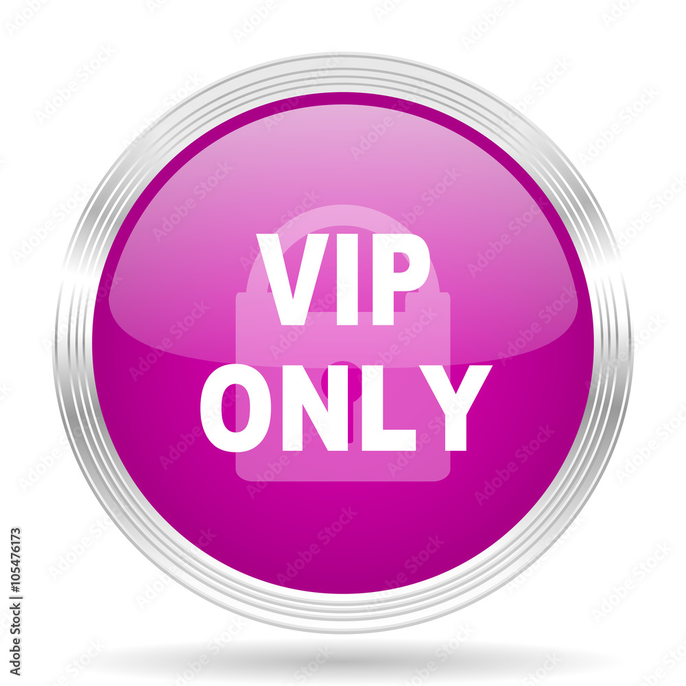 vip only pink modern web design glossy circle icon vip only pink modern web design glossy circle icon
