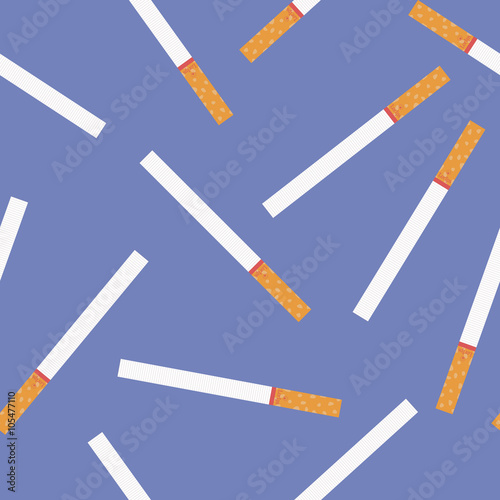 Seamless pattern from cigarettes
