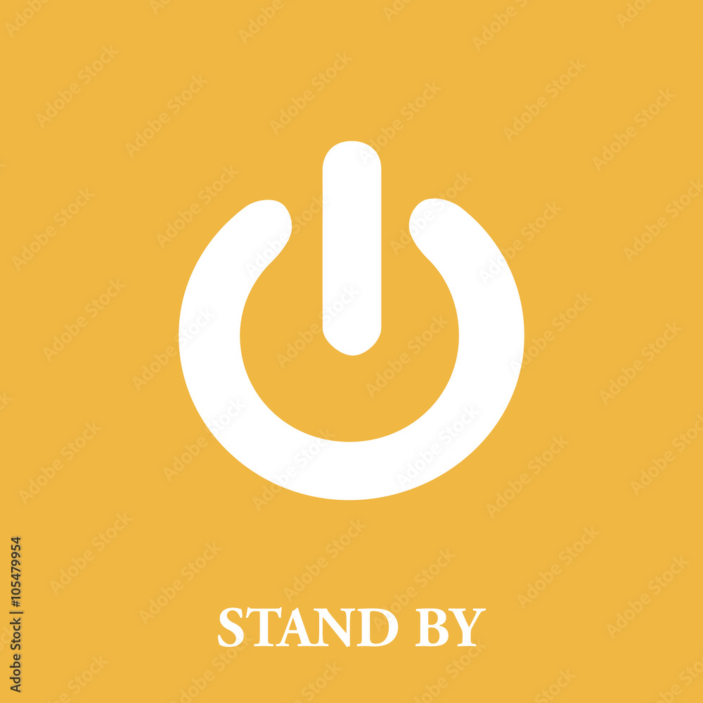 On Off switch icon. Power symbol. Flat design. vector illustration On Off switch icon. Power symbol. Flat design. vector illustration