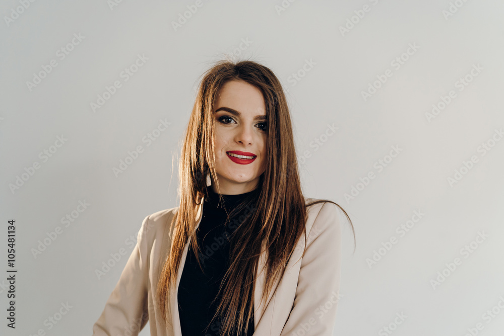 Beautiful girl in fashion style Beautiful girl in fashion style