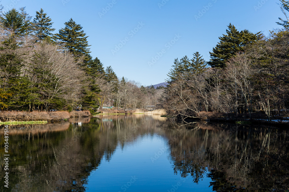 Fototapeta premium Lake in karuizawa