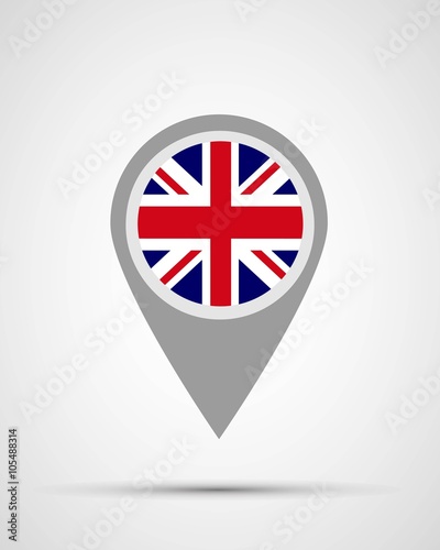 united kingdom flag location