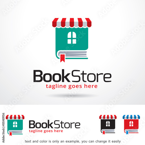 Book Store Logo Template Design Vector