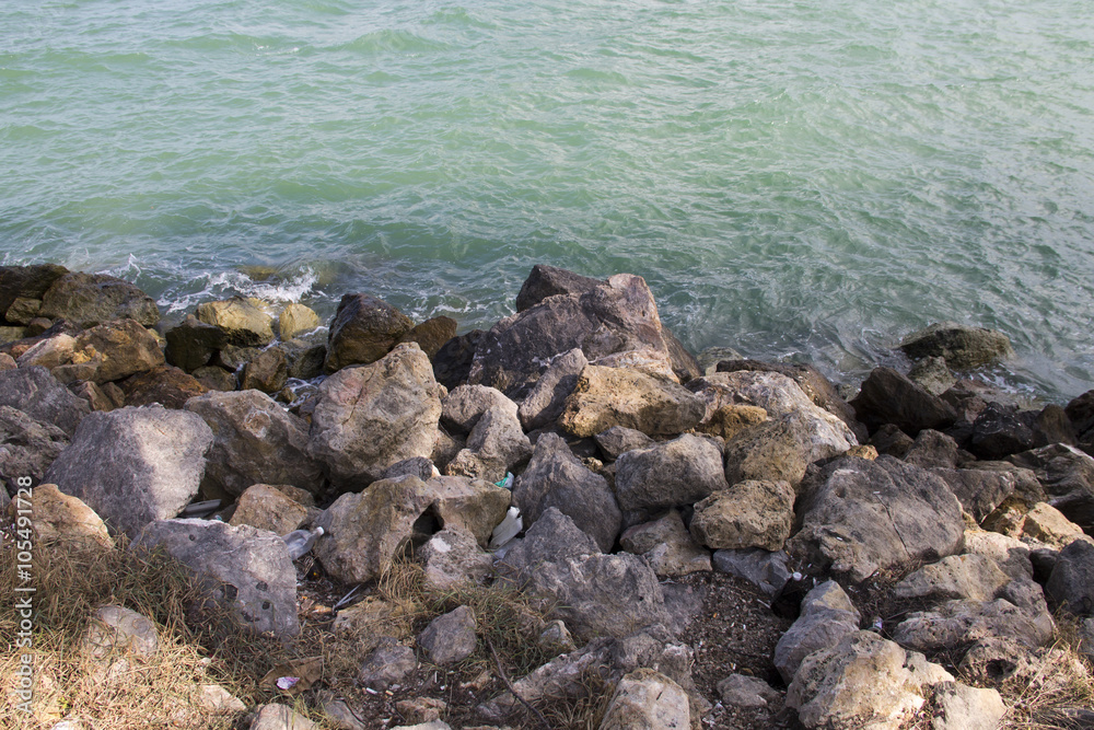 Stones on a seashore Stones on a seashore