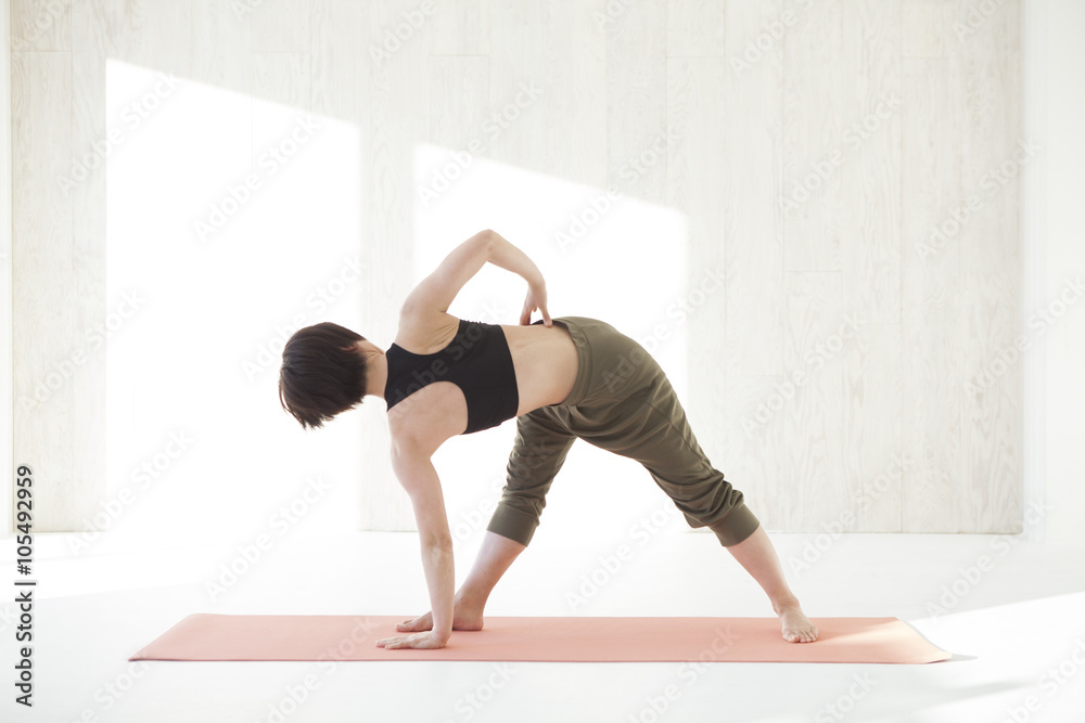 Extended Triangle Pose Extended Triangle Pose