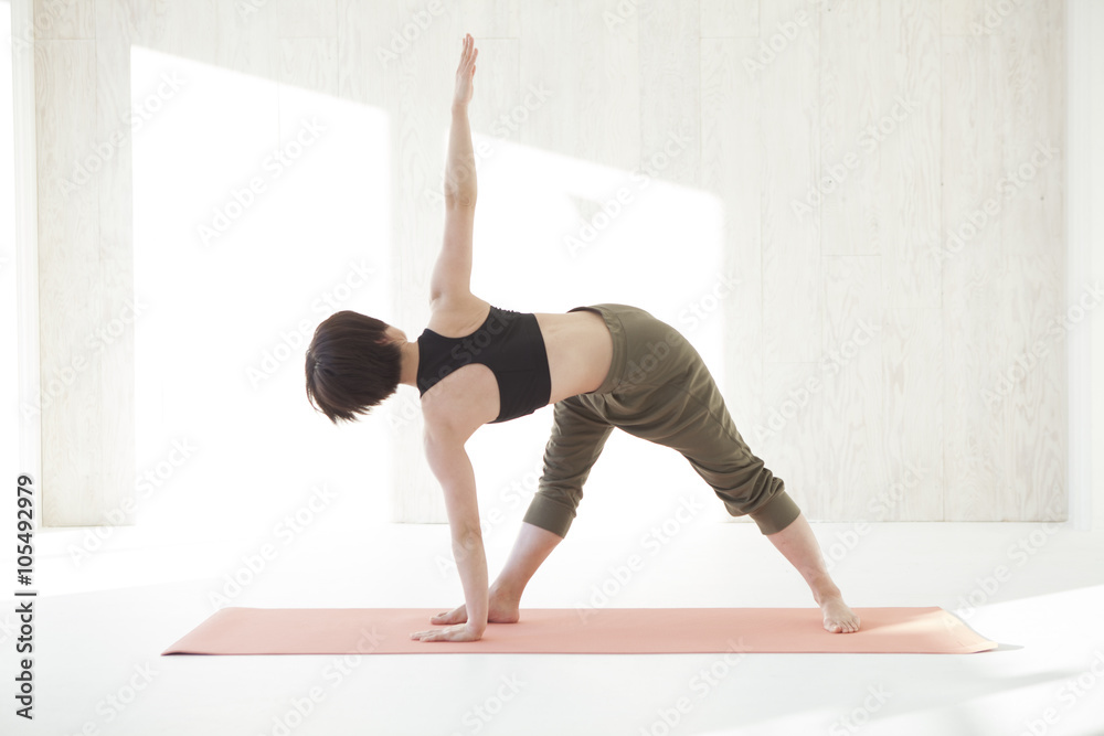 Extended Triangle Pose Extended Triangle Pose