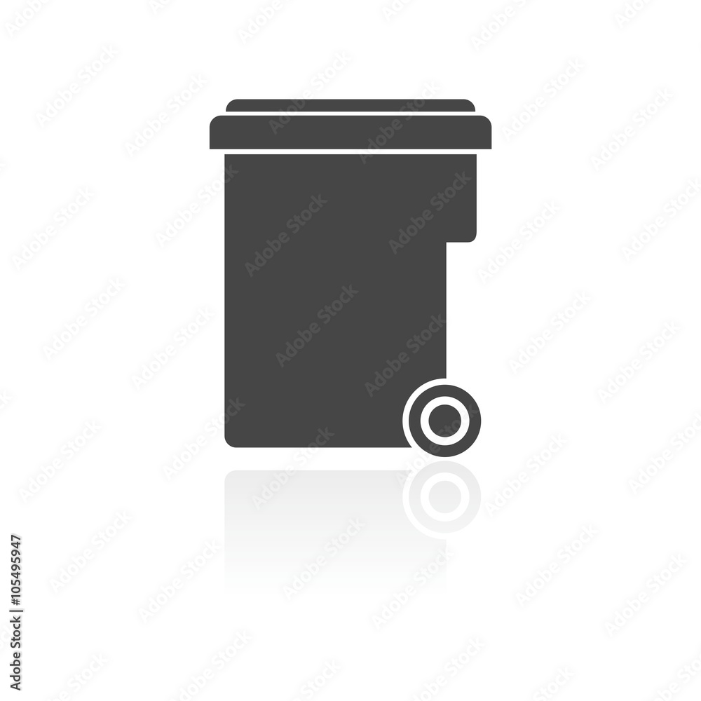 Garbage container icon Garbage container icon
