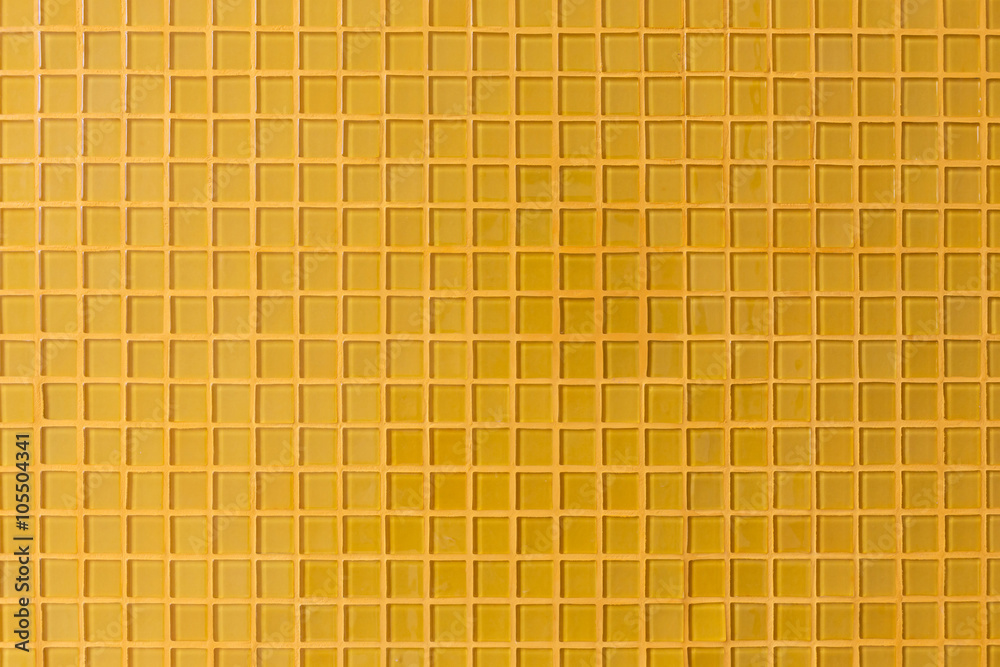 yellow mosaic wall texture background yellow mosaic wall texture background