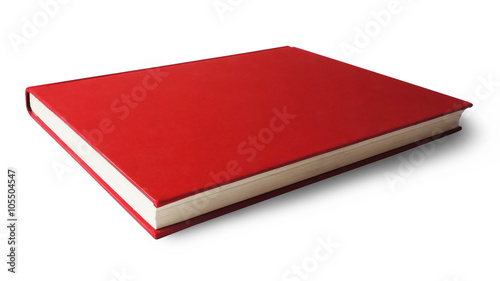 Red book, isolated on White