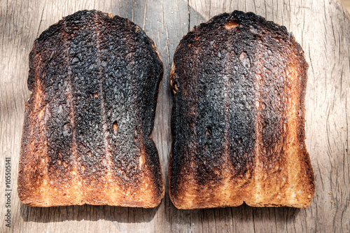 Crispy and Crunchy Over Burned Toasts