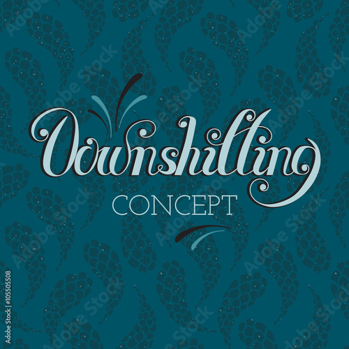 Vector hand drawn lettering