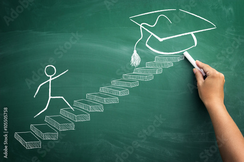With sure steps to graduation