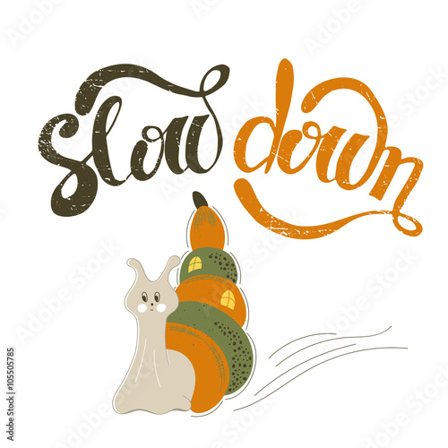 Vector hand drawn lettering
