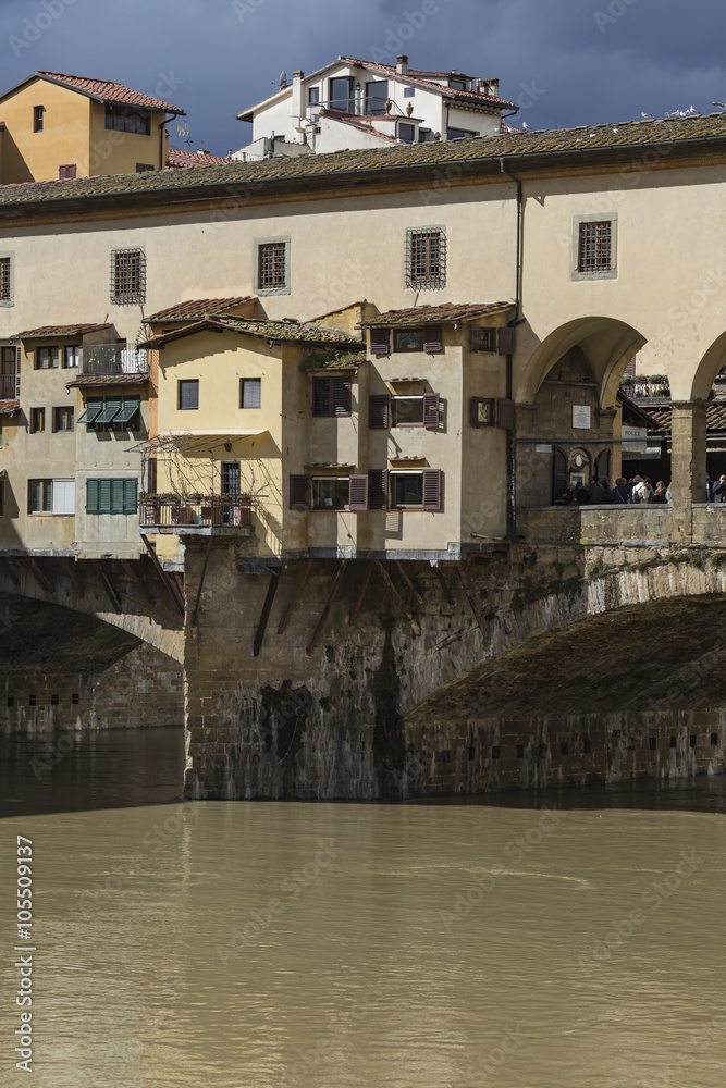 Bridge Ponte Vecchio in Florence, Italy