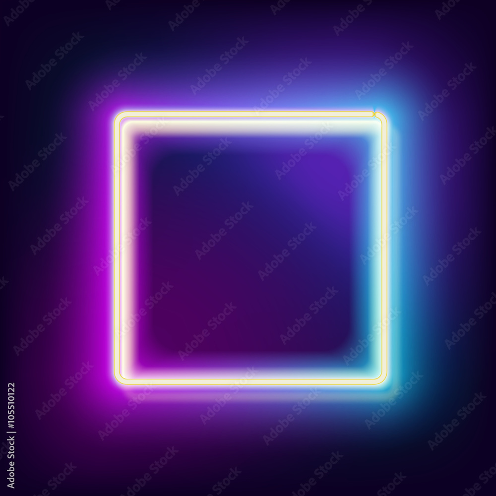 lowing electric square, neon lamp lowing electric square, neon lamp