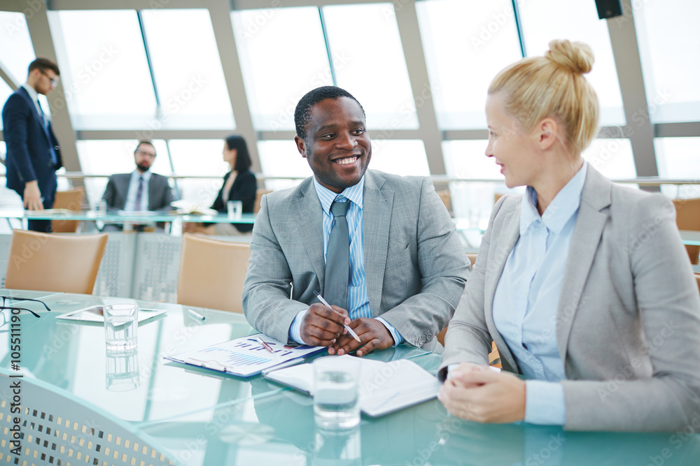 Obraz premium At conference