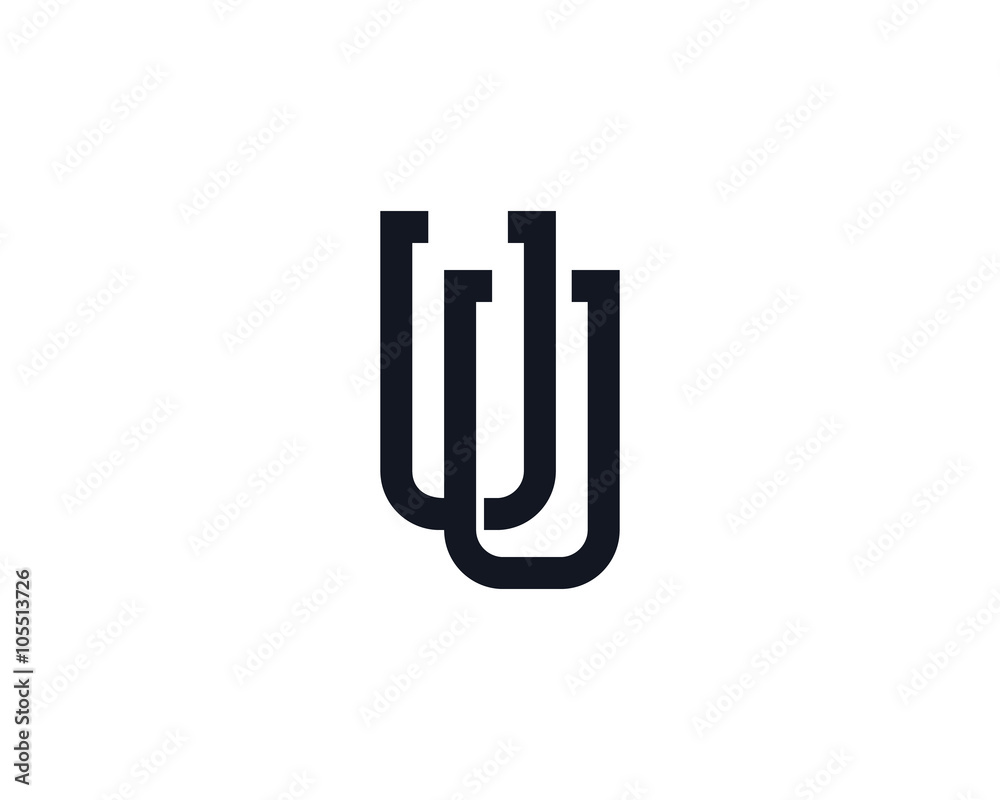 U Monogram Letter Logo U Monogram Letter Logo