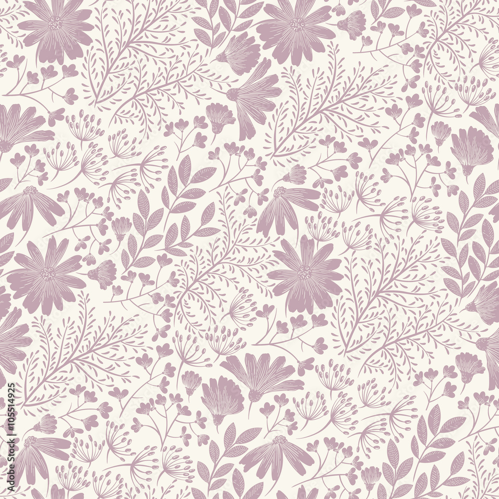 Spring floral pattern