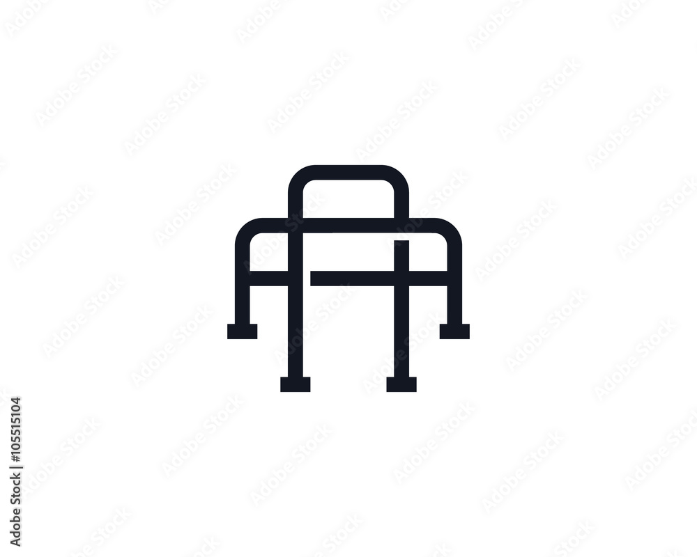 A Monogram Letter Logo A Monogram Letter Logo
