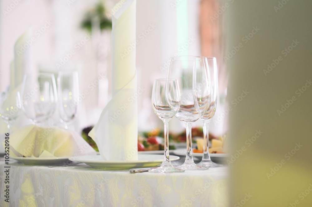 Glasses and Napkins Glasses and Napkins