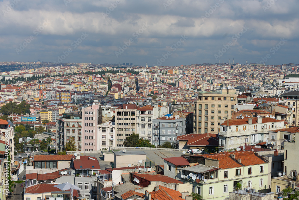 Istanbul Bosporus Türkei Häusermeer VI
