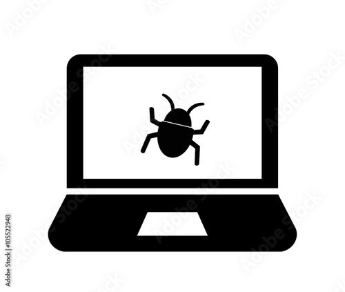Insecte dans un ordinateur photo