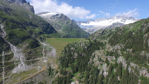 Aerial Footage of a valley with dam in Central Switzerland, 4K, UHD
Valley near Andermatt, Lucerne photo