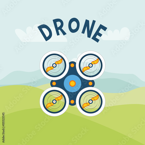 Drone icon design