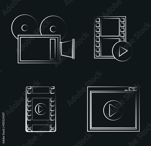 Video icon design