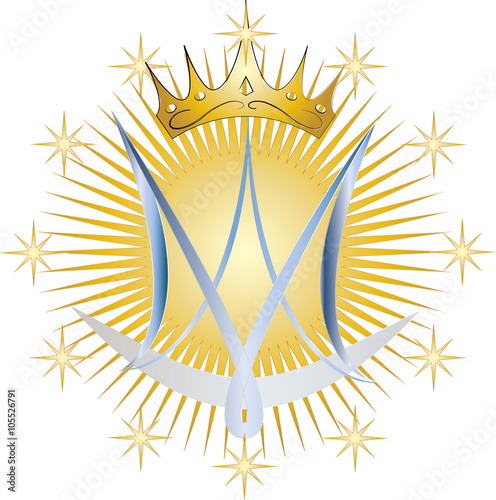 Monogram of the Blessed Virgin Mary
