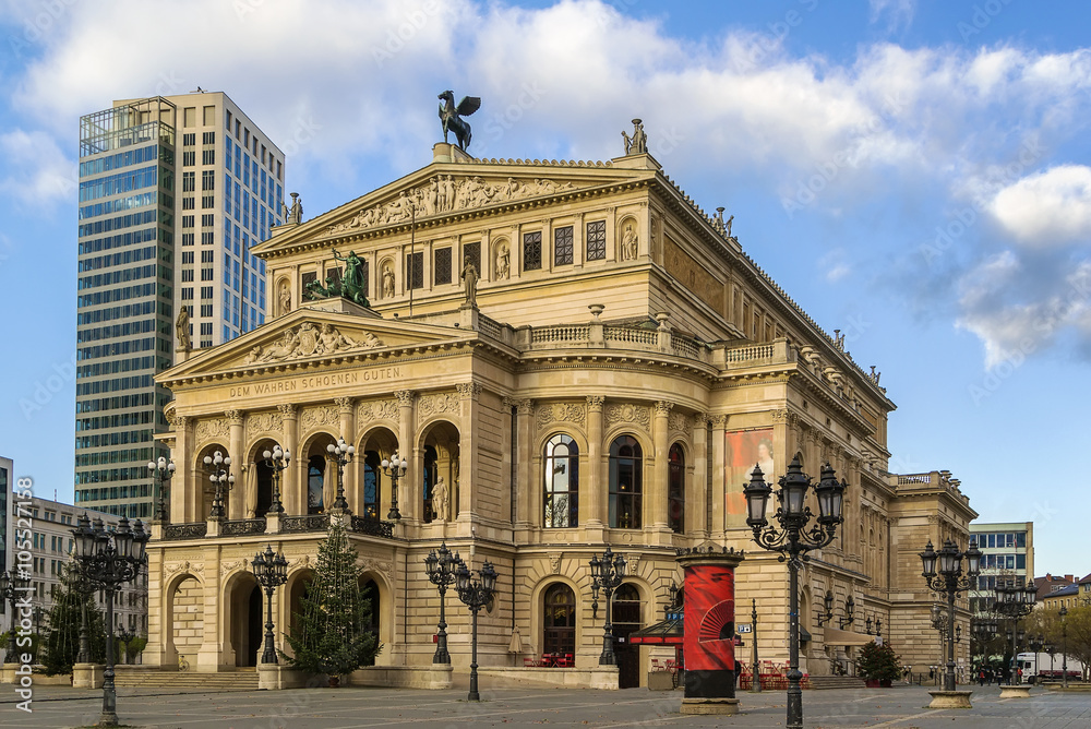 Alte Oper facade, Frankfurt