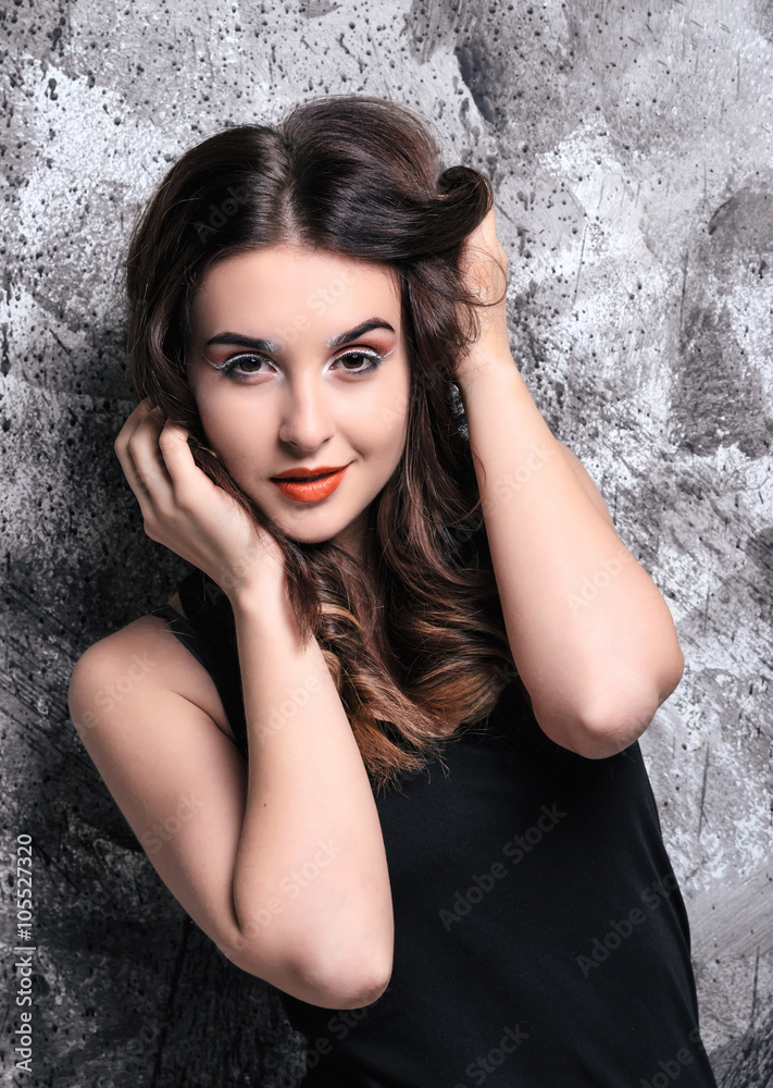Fashion portrait of young woman