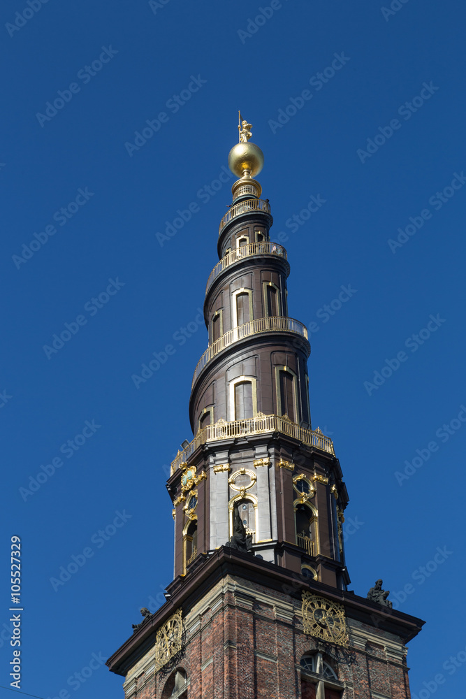 Vor Frelsers Kirke, Church of Our Saviour in Copenhagen, Denmark Vor Frelsers Kirke, Church of Our Saviour in Copenhagen, Denmark
