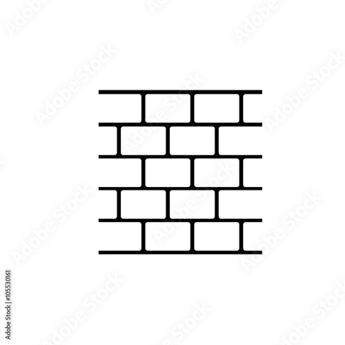 security set wall line icon