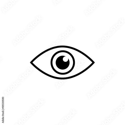 security set eye line icon