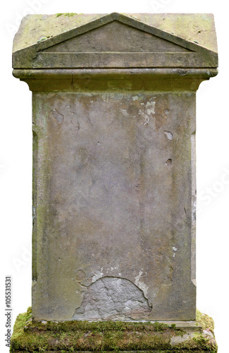 old tombstone with copy space