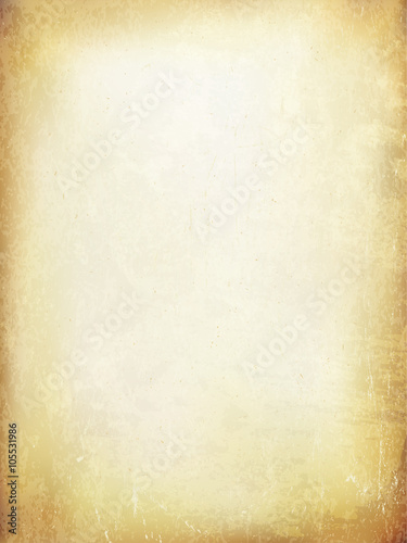 Grunge vintage old paper background. Vector