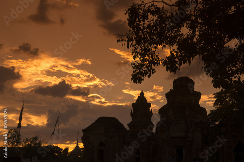 THAILAND ISAN SURIN SIKHORAPHUM TEMPLE photo