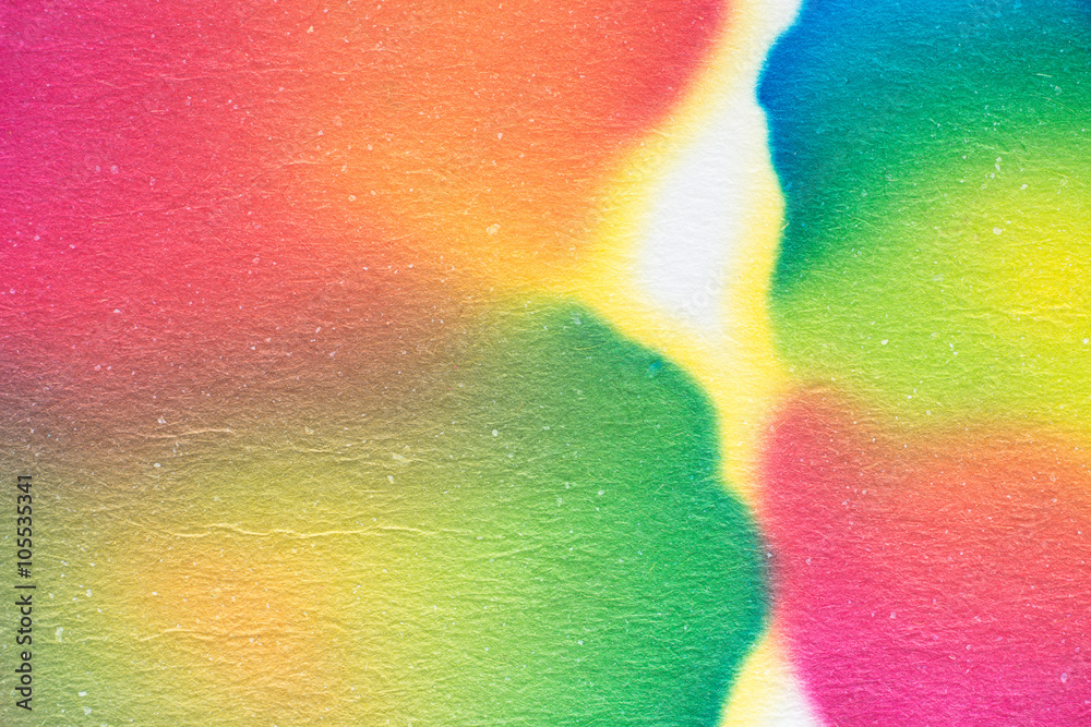 Obraz premium Colorful ink color art abstract on white paper background