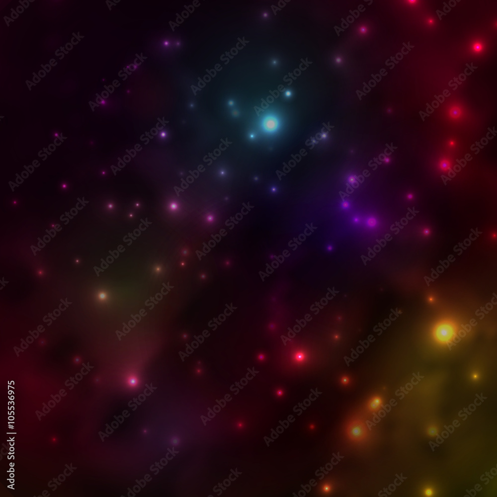 Abstract background is a space with stars 