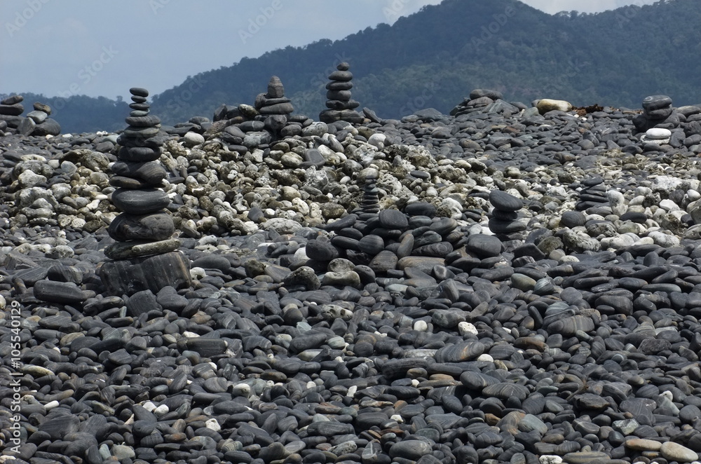 Φωτογραφία Group of Stones at Hin-Ngarm island in south of Thailand