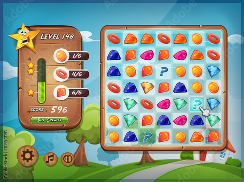 Switcher Game User Interface For Tablet Pc