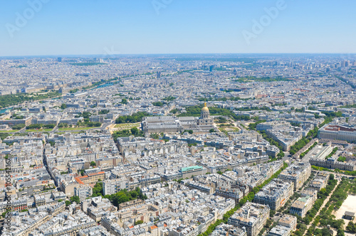 Aerial view of Les Invalides in Paris, France © Lucian Milasan