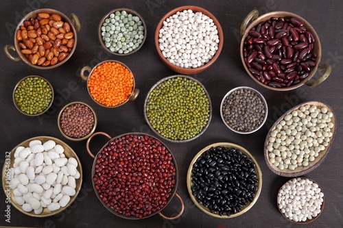 Lentils, peas and beans.